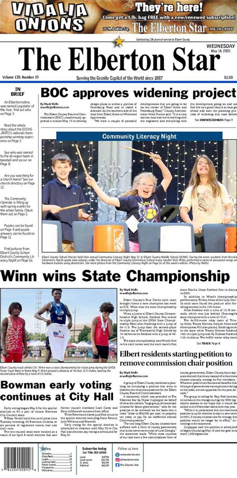 elbertonnet|elberton star online newspaper.